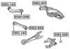 HONDA 52622SP0003 Control Arm-/Trailing Arm Bush